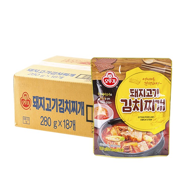 많이 찾는 오뚜기 돼지고기김치찌개 280g 18입 즉석식품, 18개 추천합니다