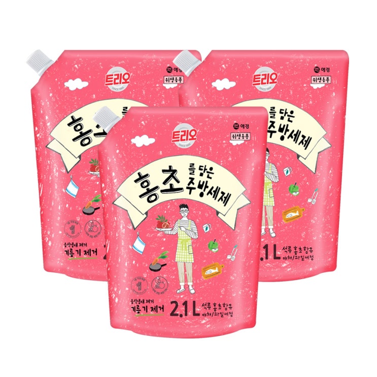 당신만 모르는 트리오 홍초를 담은 주방세제, 2.1L, 3개(로켓배송) 추천합니다 당신만 모르는 트리오 홍초를 담은 주방세제, 2.1L, 3개(로켓배송) 추천합니다