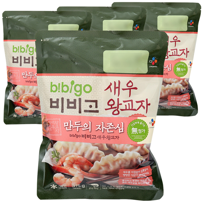 인기 많은 비비고 새우 왕교자, 315g, 4개 추천합니다