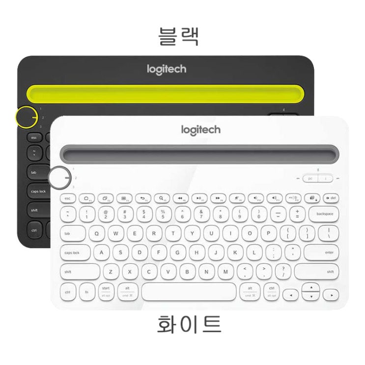 인기있는 MOLY logitech K480 무선 블루투스 키보드 J1450 무선키보드, 블랙, 1 추천합니다