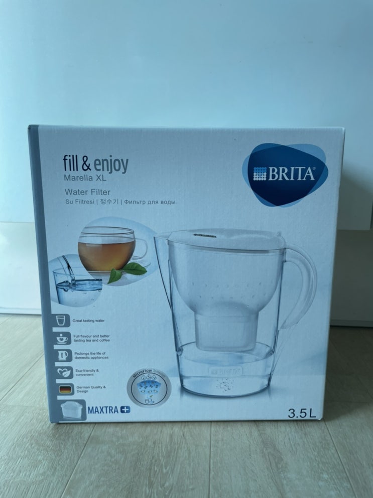  친환경 독일 정수기 브리타 3.5L 사용방법,후기