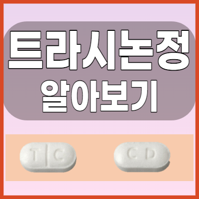  트라시논정 스테로이드 염증약 복용전 체크해야 할 부작용과 복용법 효능까지 알아봅시다