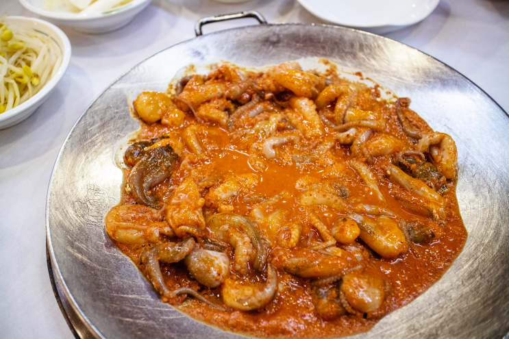  천안 두정동 매콤한 서해쭈꾸미 24시 맛집