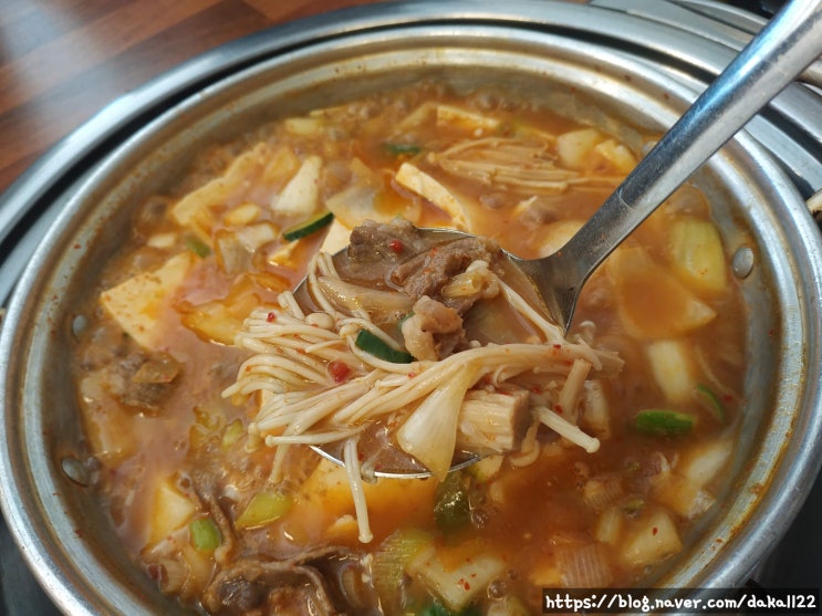  [가산디지털단지 맛집] 와규 맛집 명장에서 차돌된장전골과 육회 정말 맛있게 먹고 왔어요~~!!