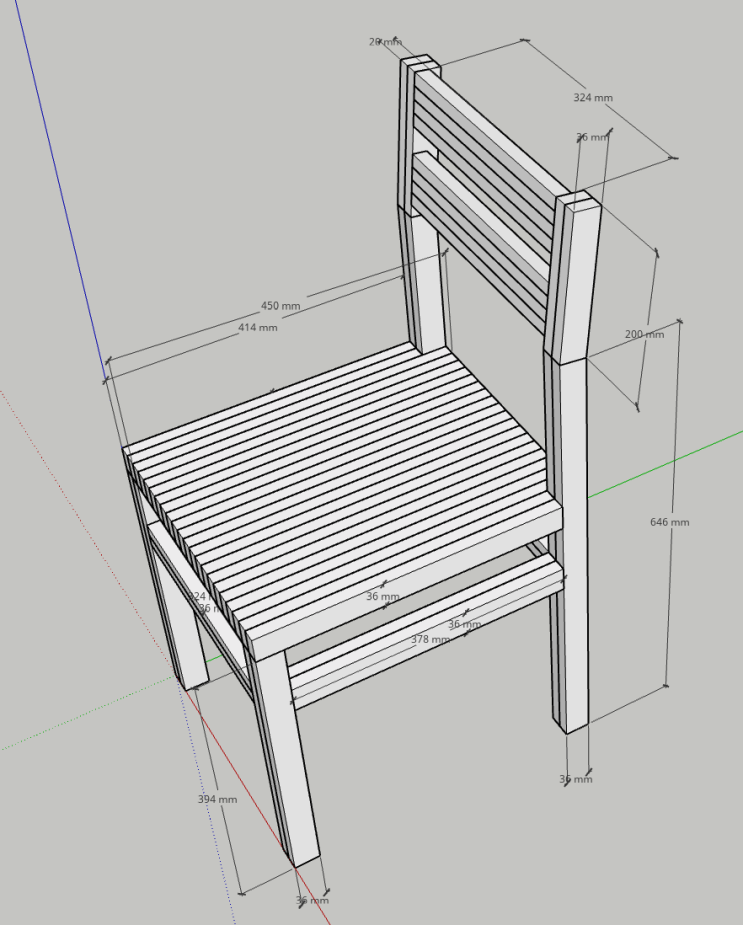  [DIY] 자작합판으로 심플한 스타일의 의자 만들기 (1)