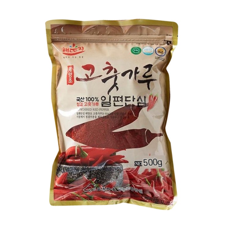 인기 급상승인 일편단심 태양초 고춧가루, 500g, 1개(로켓배송) 좋아요 인기 급상승인 일편단심 태양초 고춧가루, 500g, 1개(로켓배송) 좋아요