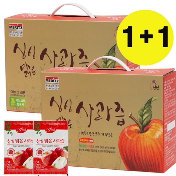  [추천특가] 싱싱 맑은 사과즙 30포 30포 24,900 원 
