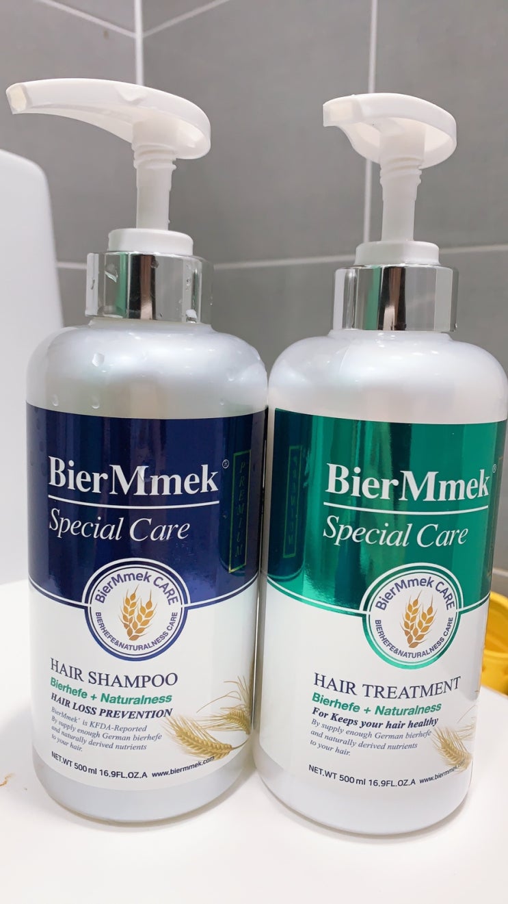  향기 좋은 탈모관리샴푸 BierMmek 비어멕 독일맥주효모 탈모샴푸