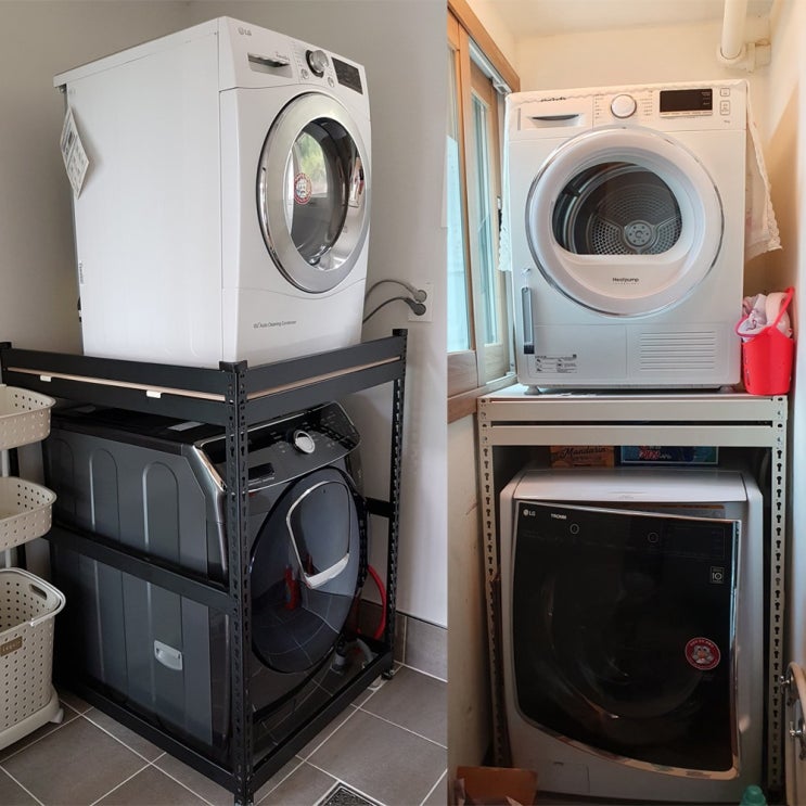 최근 인기있는 건조기선반 직렬설치 세탁기선반 세탁실선반 건조기다이, 화이트(800x900x1200) 추천해요