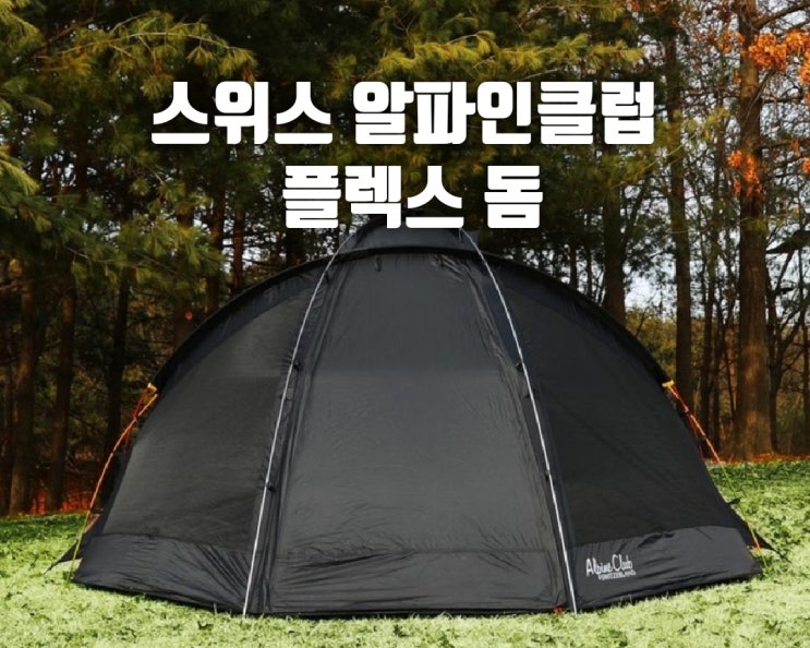  요즘 핫하다는 카즈미 비바돔 대신 "스위스 알파인클럽 플렉스 돔" 이건 어떨까요?!!