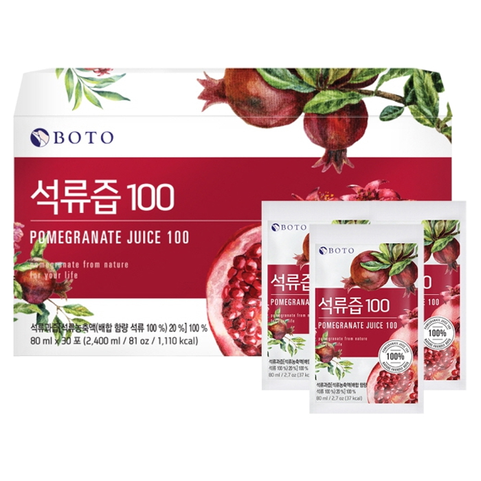 선호도 높은 보뚜 석류즙 100, 80ml, 30개(로켓배송) ··· 선호도 높은 보뚜 석류즙 100, 80ml, 30개(로켓배송) ···