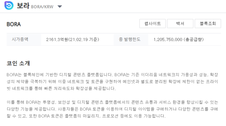  보라코인에 물린 흑우 읎제? 보라코인 전망 알아보자!