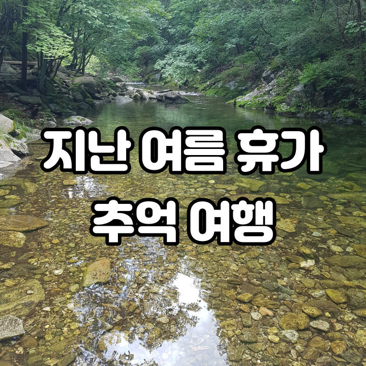  여름휴가 강원도 원주 신림 계곡 좋은 곳 추억여행