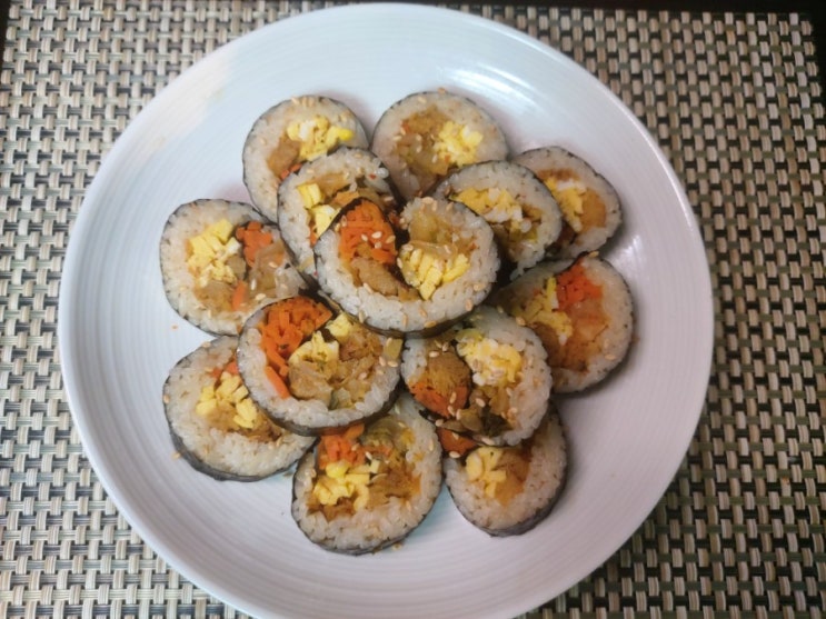 쉽게김밥만들기;신김치로~ 쉽게김밥만들기;신김치로~