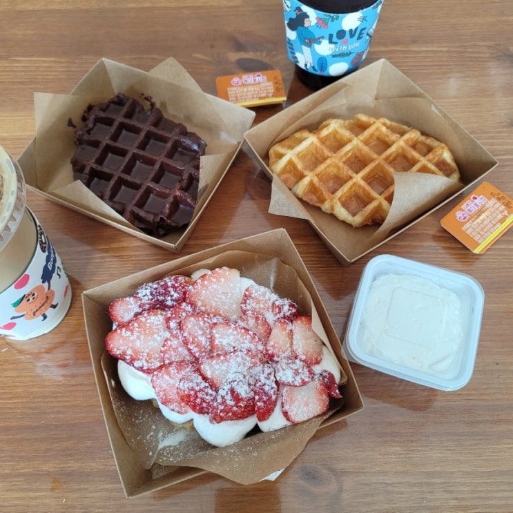  [수원 맛집] 인계동 크로플 커피 배달 카페 '형근씨커피가게&와플'