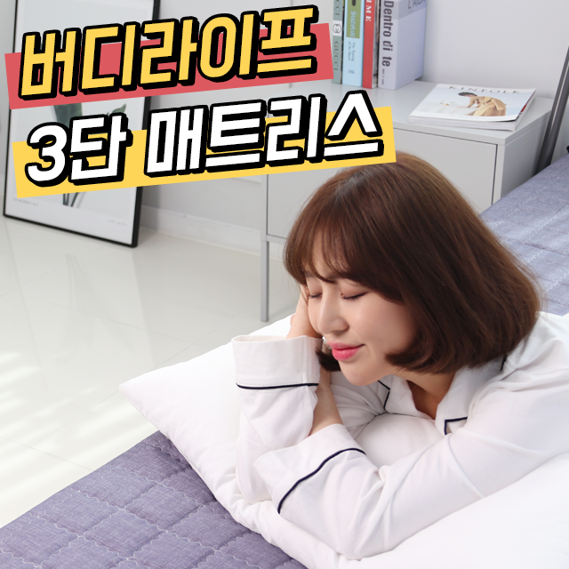 당신만 모르는 버디라이프 3단 매트리스 (퀸) 바닥 침대 토퍼 접이식 수면 기절, 퀸-누빔(방수커버X) ··· 당신만 모르는 버디라이프 3단 매트리스 (퀸) 바닥 침대 토퍼 접이식 수면 기절, 퀸-누빔(방수커버X) ···