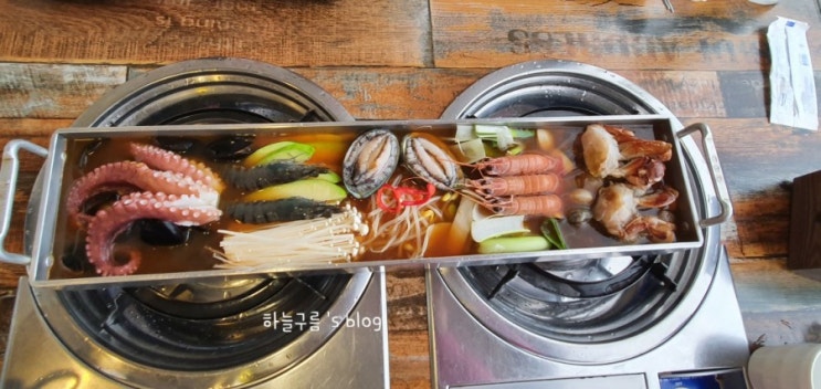 [제주 해물라면] 애월 맛집 문개항아리