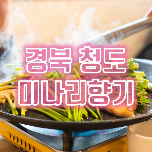  청도 한재 미나리 삼겹살 맛집 미나리향기