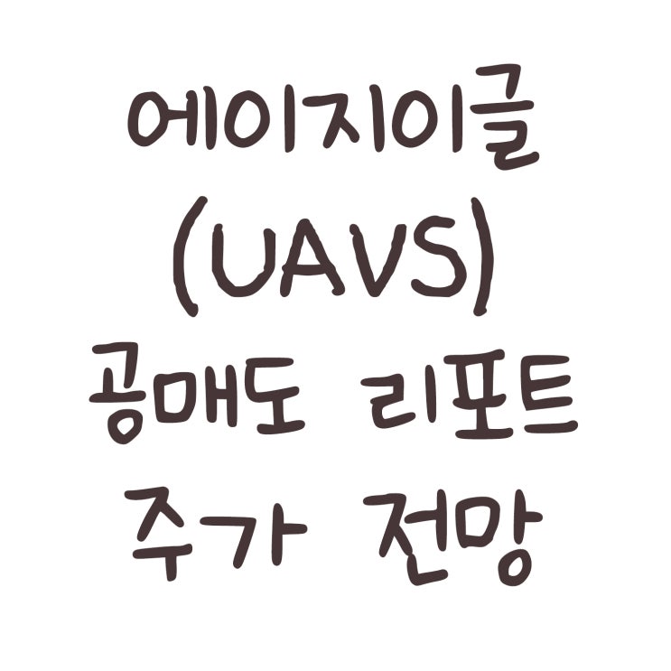  에이지이글 UAVS 공매도 리포트, 주가 전망