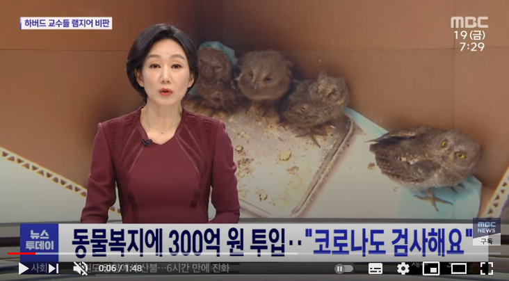 동물복지에 300억 원 투입…"코로나도 검사해요" (뉴스투데이/MBC) 동물복지에 300억 원 투입…"코로나도 검사해요" (뉴스투데이/MBC)
