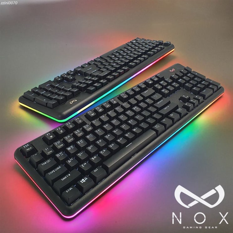  [할인추천] 녹스 게이밍 키보드 기계식 청축 방수 RGB LED 유선키보드 54,000 원 8% 할인!