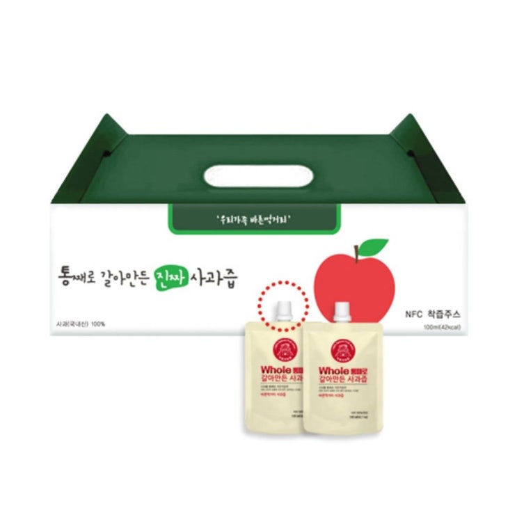  [할인상품] 찬들마루 사과즙 30포 롱스파우트  18,900 원 