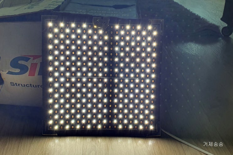  영상 사진 촬영용 LED 조명 조립하여 만들기