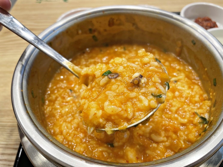  낙지김치죽으로 명절후유증 안녕! 죽이야기 인천 동춘점