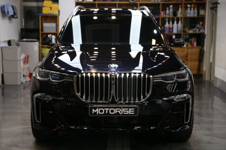  동탄 BMW X7 PPF 프론트패키지 작업(본넷+범퍼+휀다+생활보호PPF)