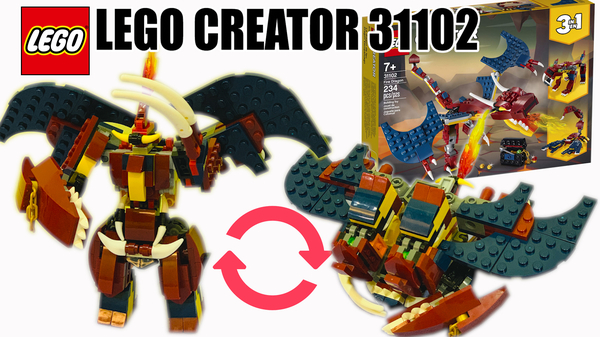 [유튜브/레고 크리에이터] LEGO CREATOR 3 in 1 No 31102 레고 변신 비행로봇