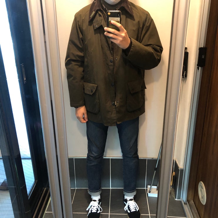 막 입기 편한 바버 비데일(Barbour) 38 사이즈 리뷰!