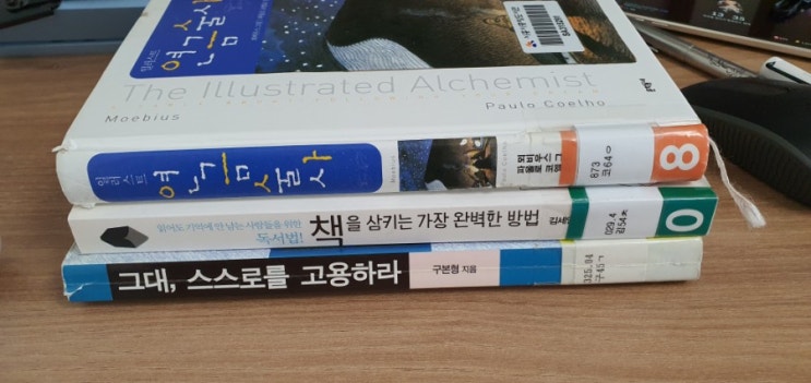 이번주말 읽을 책들 - 그대 스스로를 고용하라, 연금술사 외