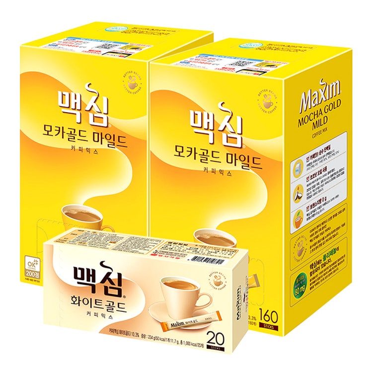 선호도 좋은 맥심 모카골드 마일드 커피믹스 12g x 320p + 화이트골드 커피믹스 11.7g x 20p, 340개(로켓배송) 추천해요 선호도 좋은 맥심 모카골드 마일드 커피믹스 12g x 320p + 화이트골드 커피믹스 11.7g x 20p, 340개(로켓배송) 추천해요