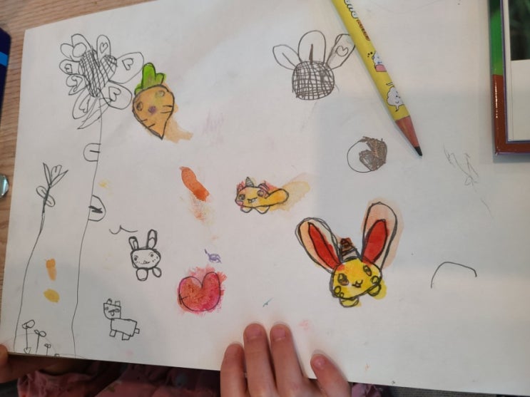  60개월 엘이의 그림, 일상, 좋아하는 것들
