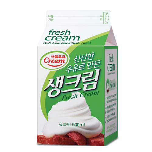 리뷰가 좋은 베이킹파티 서울우유 생크림 500ml, 아이스박스구매함 추천해요