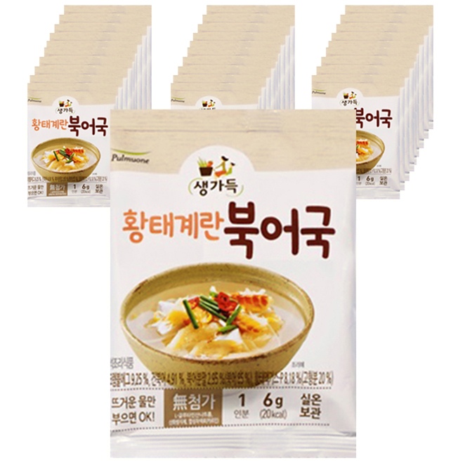 잘팔리는 생가득 황태계란 북어국, 6g, 30개입(로켓배송) ··· 잘팔리는 생가득 황태계란 북어국, 6g, 30개입(로켓배송) ···