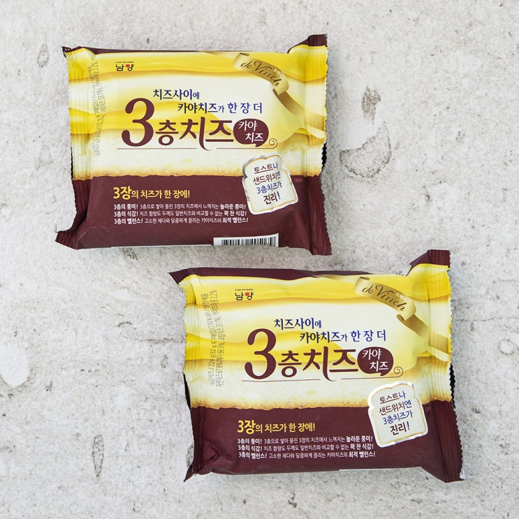 인지도 있는 드빈치 치즈사이에 두근두근 카야치즈, 224g, 2개(로켓배송) ···