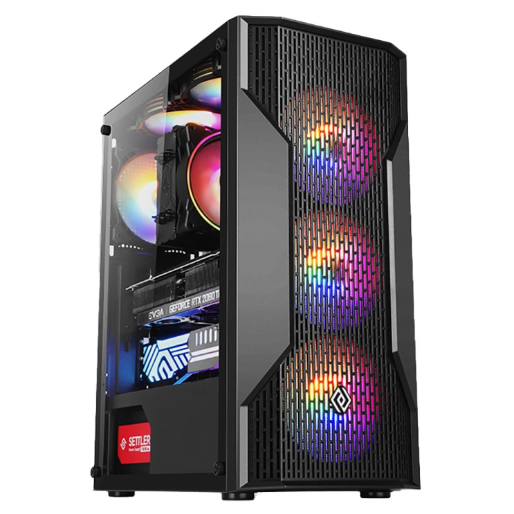 잘나가는 앱코 NCORE 베놈 강화유리 Lunar Rainbow PC 케이스 미들타워 블랙(로켓배송) ··· 잘나가는 앱코 NCORE 베놈 강화유리 Lunar Rainbow PC 케이스 미들타워 블랙(로켓배송) ···