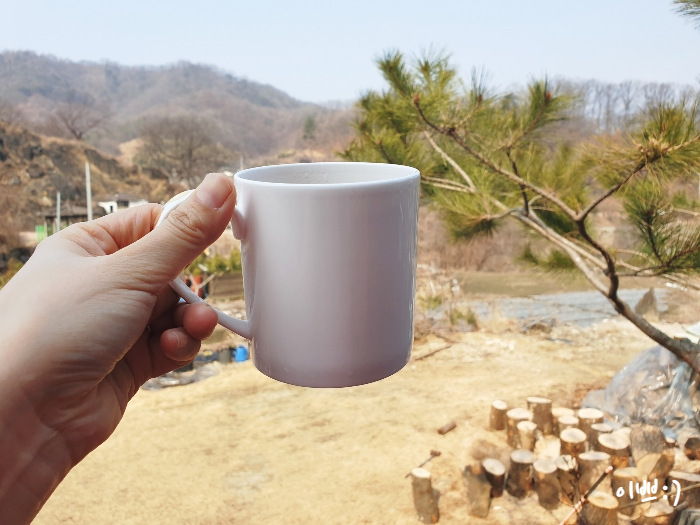  친정집에서 커피한잔!!