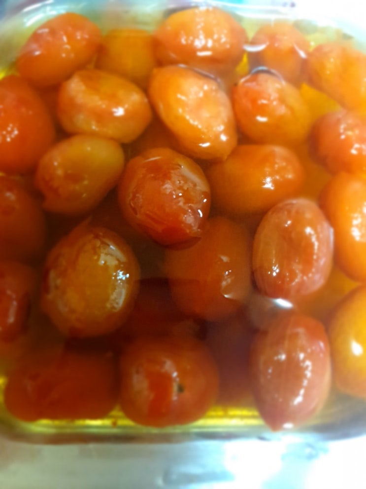  방울토마토 매실절임 맛 후기