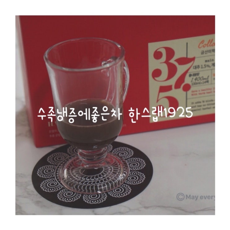  수족냉증에좋은차 면역력높이기 한스랩1925 티타임