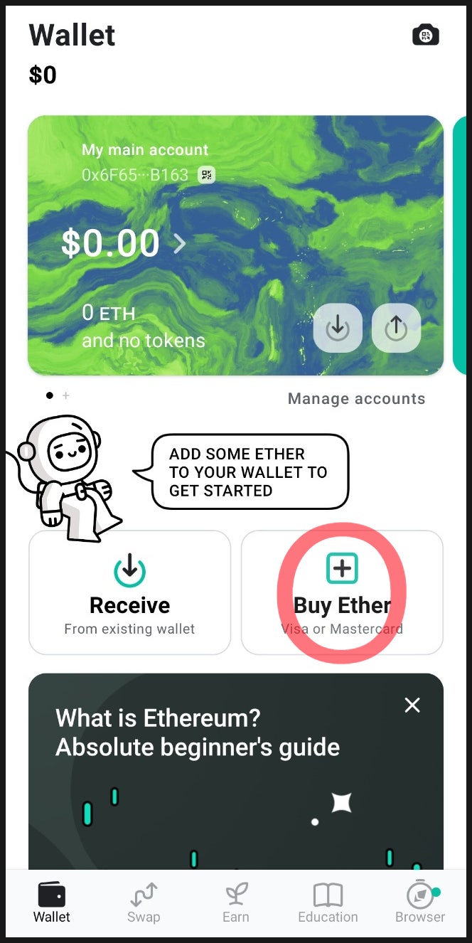 가상화폐 지갑만들기 마이이더월렛 지갑주소 확인하기 : 네이버 블로그