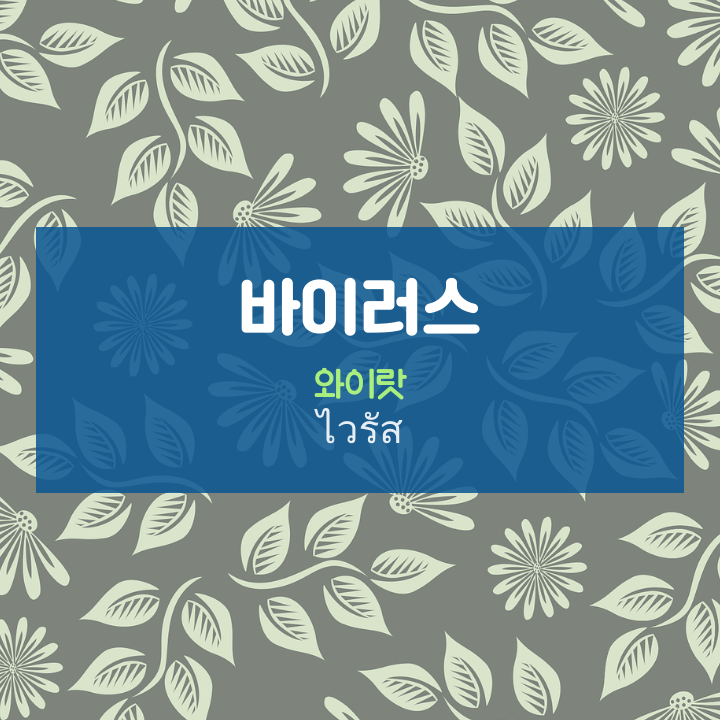  태국어 바이러스 : ไวรัส