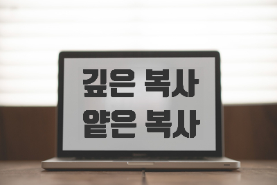  [자바스크립트] 참조 복사와 값 복사 [얕은 복사, 깊은 복사]