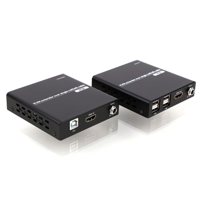 후기가 정말 좋은 HB무배 HDMI KVM리피터 100미터 UTP로 거리연장 원격제어 네 // 리피터장비 공유기 네트워크장비, 1개, 기본값, 기본값 ···