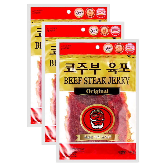 인기 급상승인 코주부 육포 오리지날, 170g, 3개(로켓배송) 추천해요