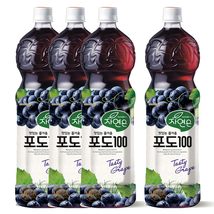 갓성비 좋은 자연은 포도 주스, 1.5L, 1세트 추천합니다