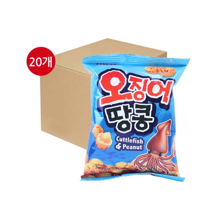 선택고민 해결 롯데 오징어땅콩 90g x 20개(한박스), 단품 추천해요 선택고민 해결 롯데 오징어땅콩 90g x 20개(한박스), 단품 추천해요