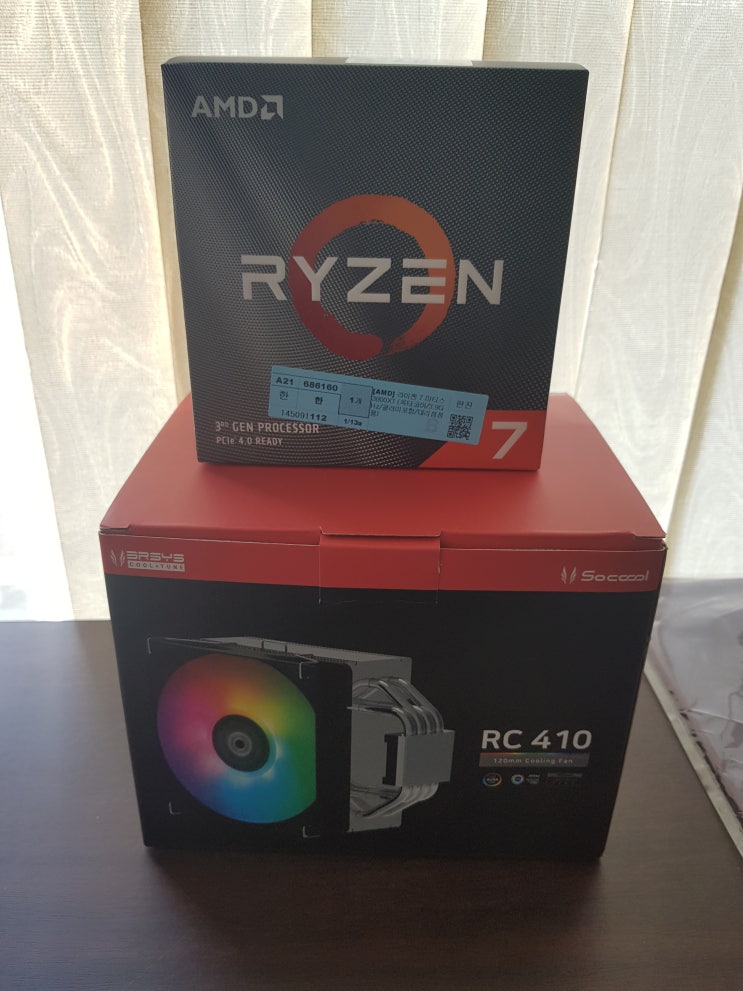  드디어~ CPU 교체 완료!! (라이젠 3800XT + 3RSYS RC410)