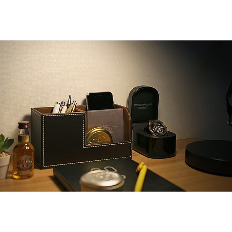  [할인상품] HICKIES 모던클래식 데스크 멀티 펜 홀더 가죽정리함 14,830 원 ~*
